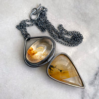 Lodolite and Dendritic Quartz Necklace
